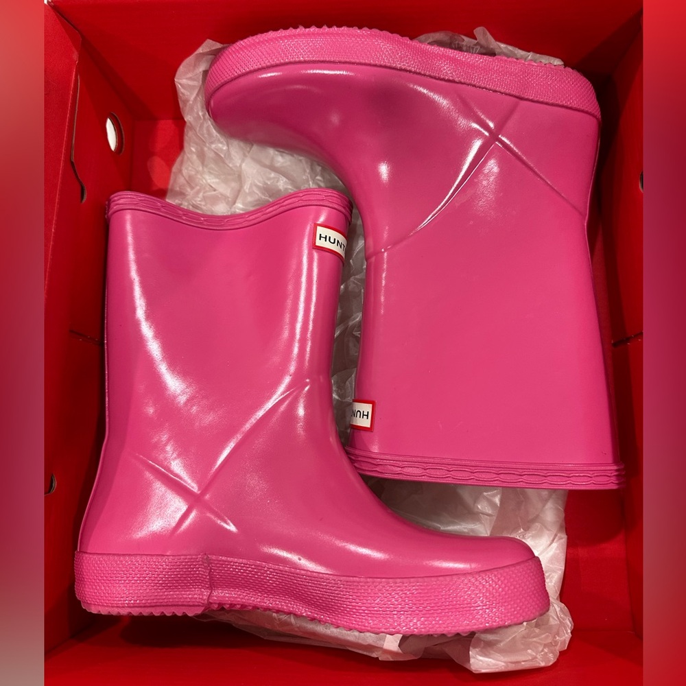 Hunter boots girl size US 12B/13G UK11 EU29